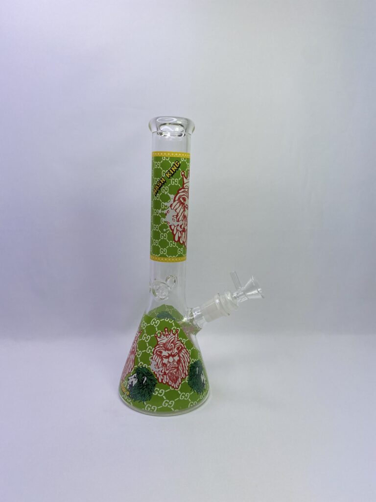 Hash King Beaker 25cm Green - East Coast Bongs