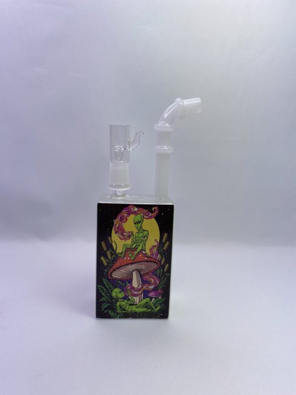 Dab Rig Juice Box Style (Alien on Mushroom Design)