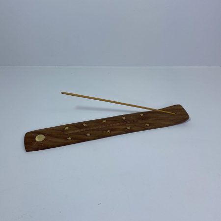 Incense holder Wooden with Gold details