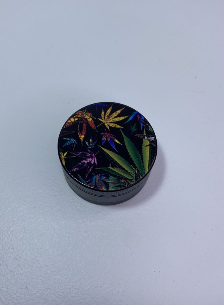 Rainbow Leaves 3 Piece Grinder East Coast Bongs
