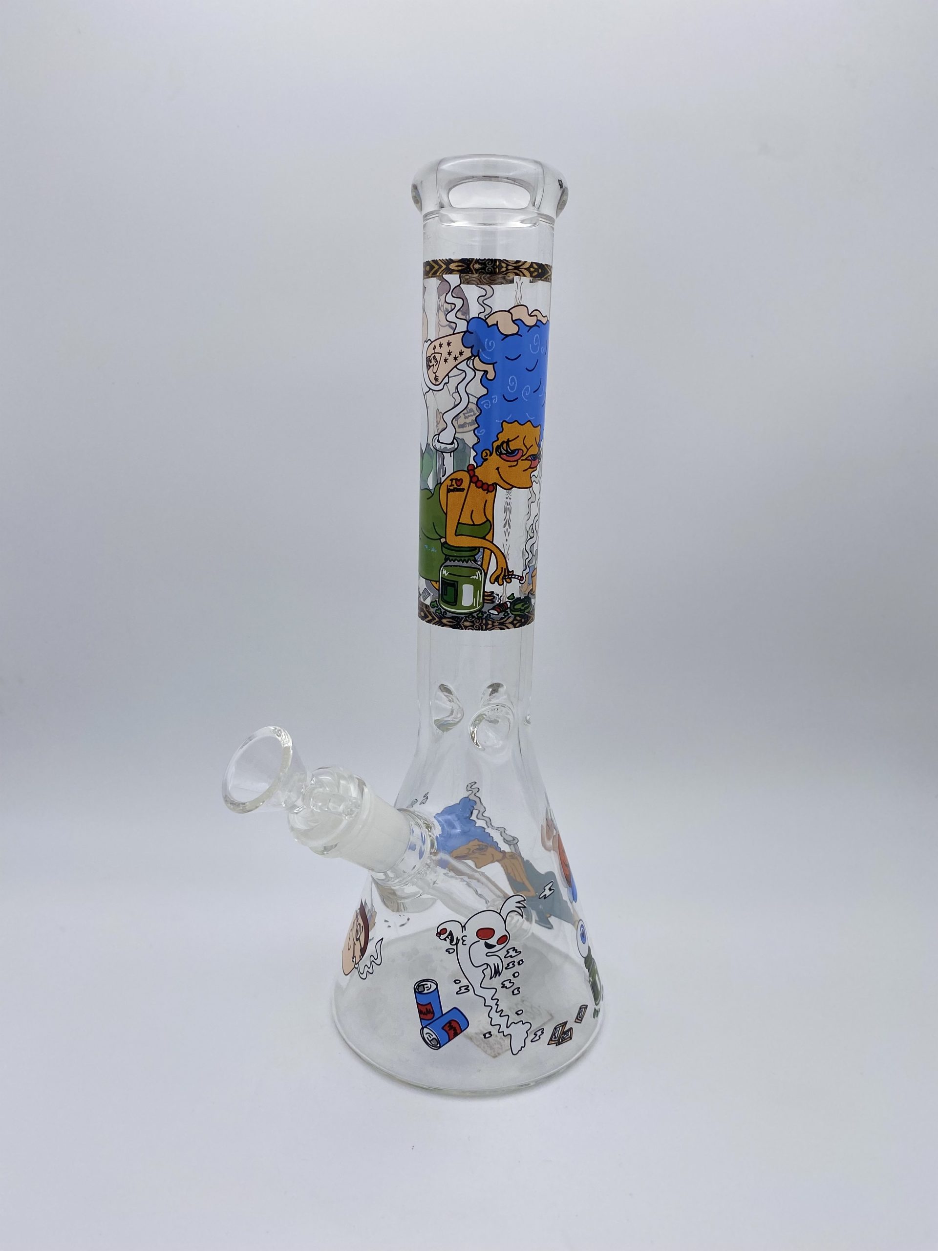 Peter Griffin & Marge Simpson Medium Beaker Bong 28cm - East Coast Bongs