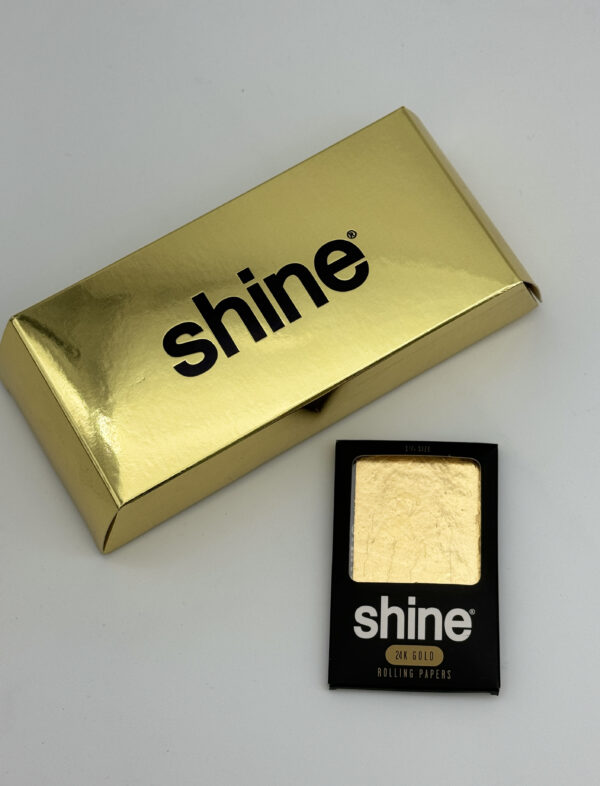 Shine 24K Gold Rolling Paper 1 1/4 1-sheet pack