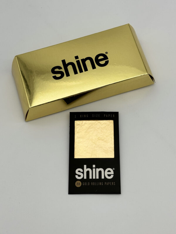 Shine 24K Gold Rolling Paper King size 1-sheet pack