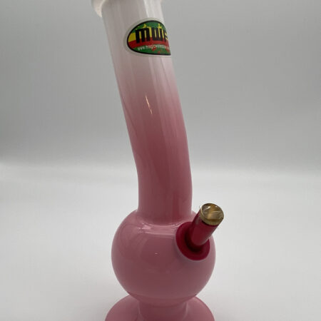 MWP Medium Bent Bubble Pink and White 28cm