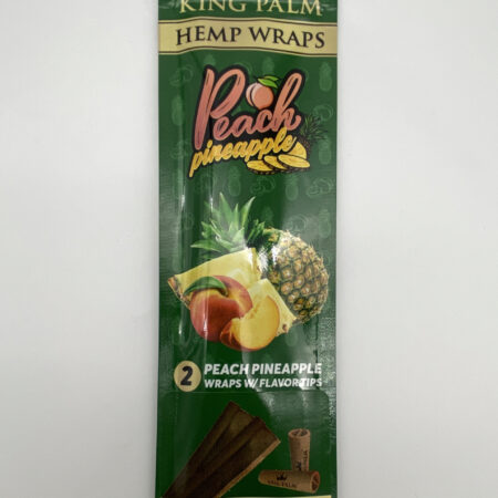 King Palm Hemp Wraps Peach Pineapple 2p
