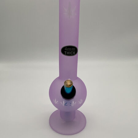 MWP Medium Bent Bubble Frosted 28cm Purple