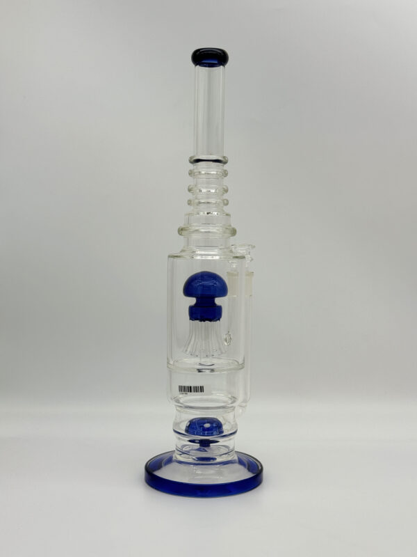 Blue Shroom Tower Perc Bong 46cm - Image 4