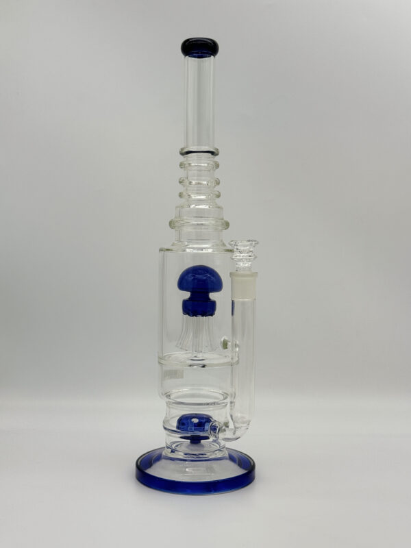 Blue Shroom Tower Perc Bong 46cm - Image 3