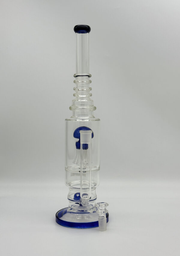 Blue Shroom Tower Perc Bong 46cm - Image 2