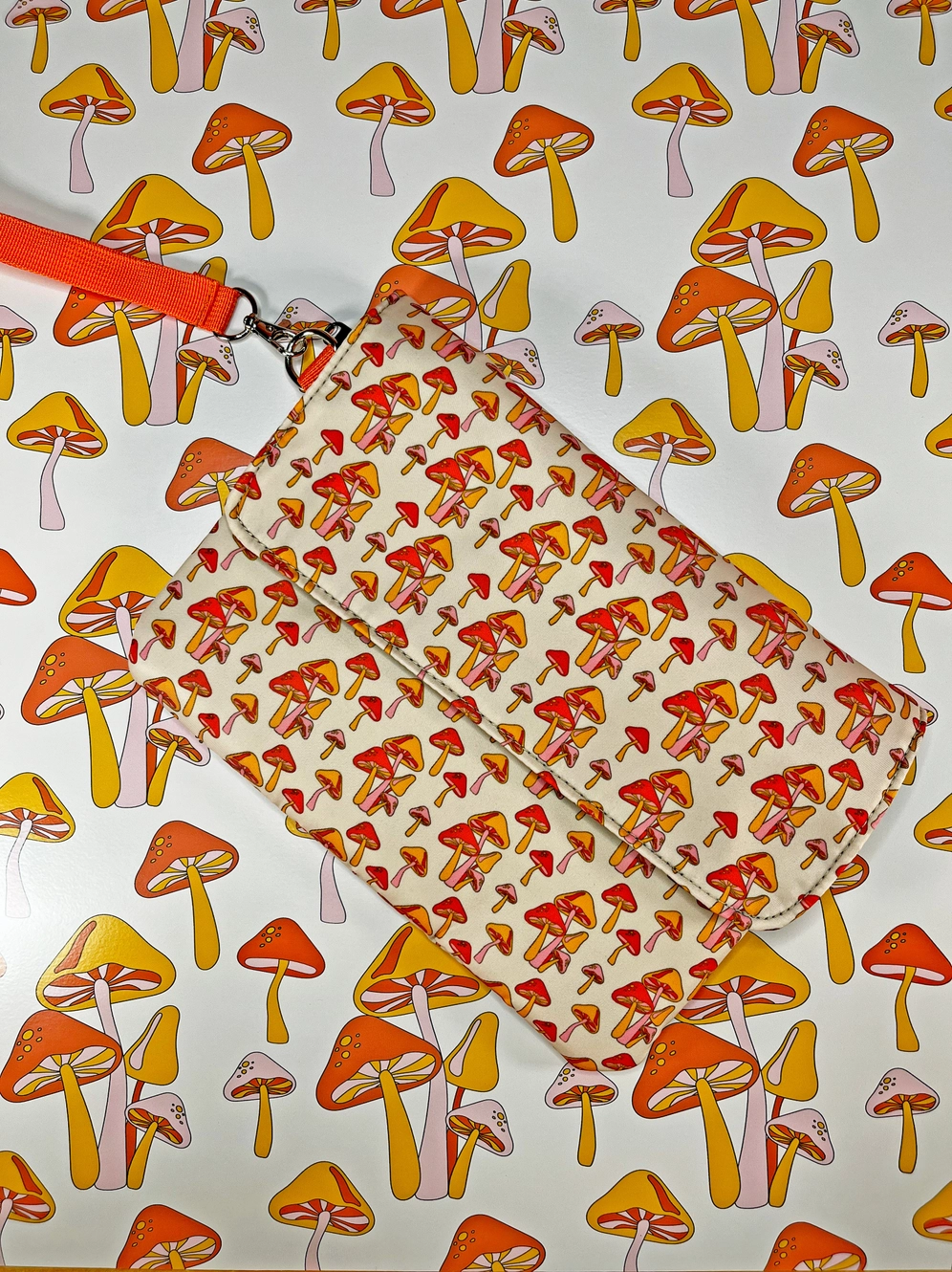 Burning love Mushroom Smell Proof Lock Bag