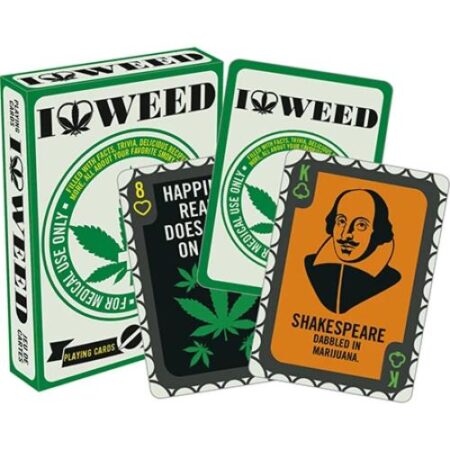 Playing Cards “I Love Weed”