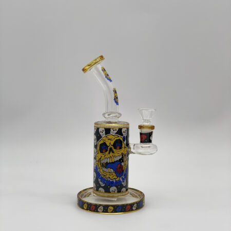 Monster Skulk Glass Bong Dab Rig 20cm