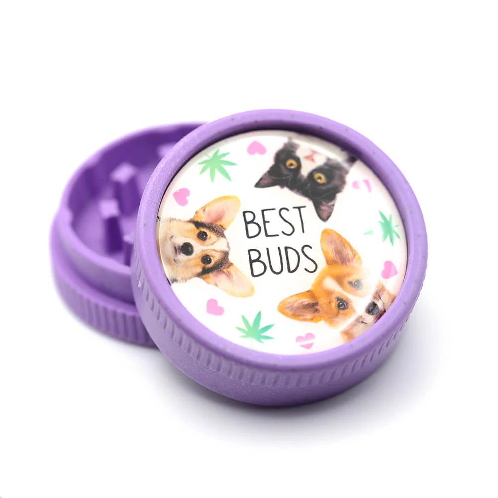 Degradable Grinder 2p Best Buds Purple