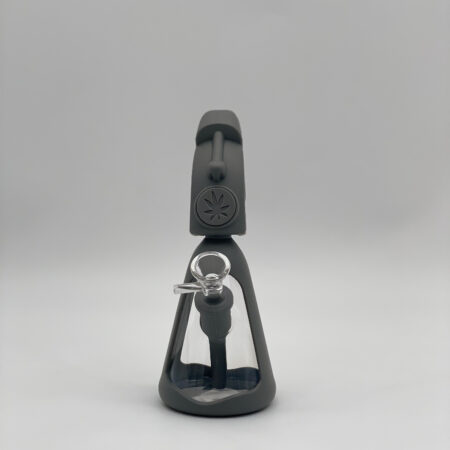 Silicone Easter Island Statue Grey 19cm